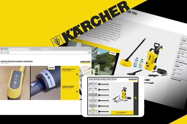 Frontend development of Karcher Product selector built using AngularJS by Hussein Khraibani