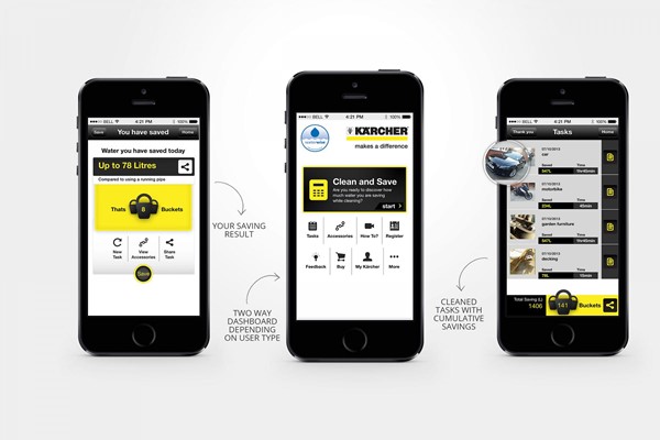 Karcher Saving Calculator Mobile App