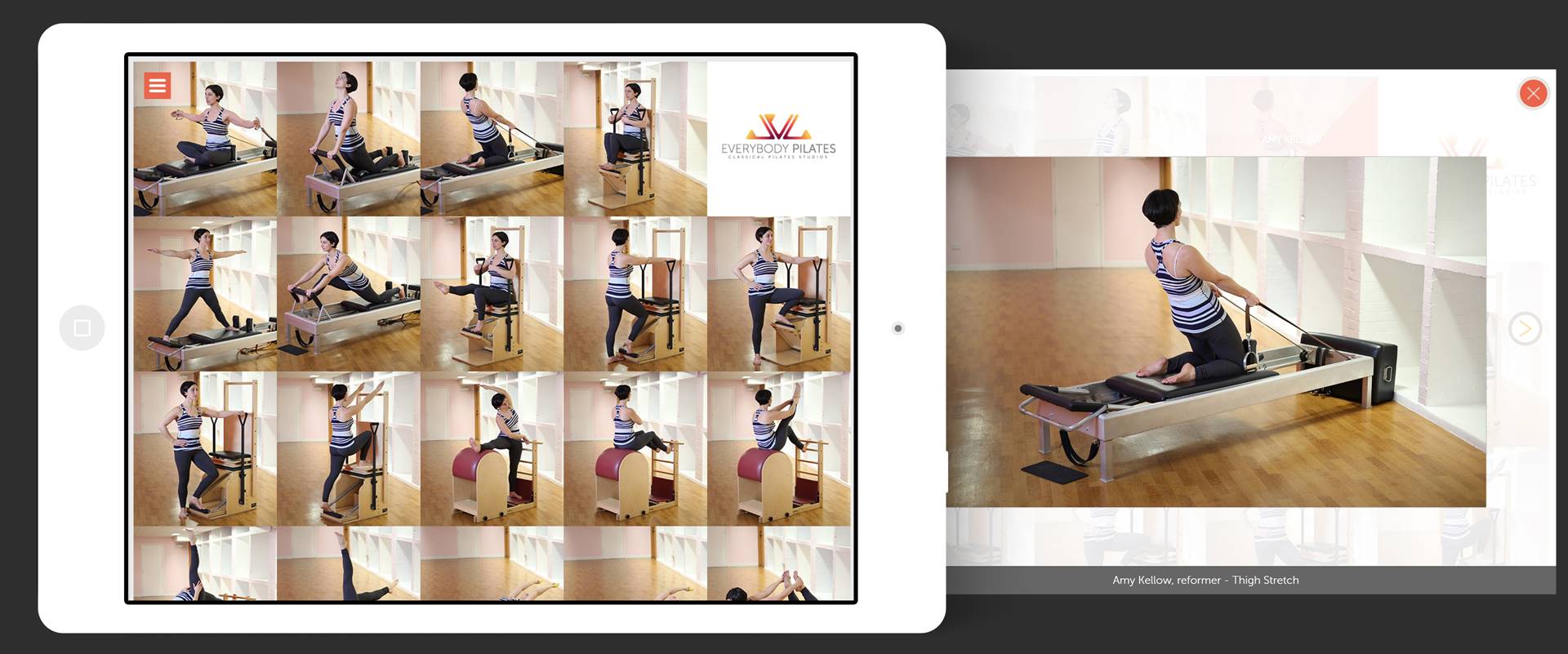 Responsive interactive website for Everybody Pilates built by Hussein Khraibani