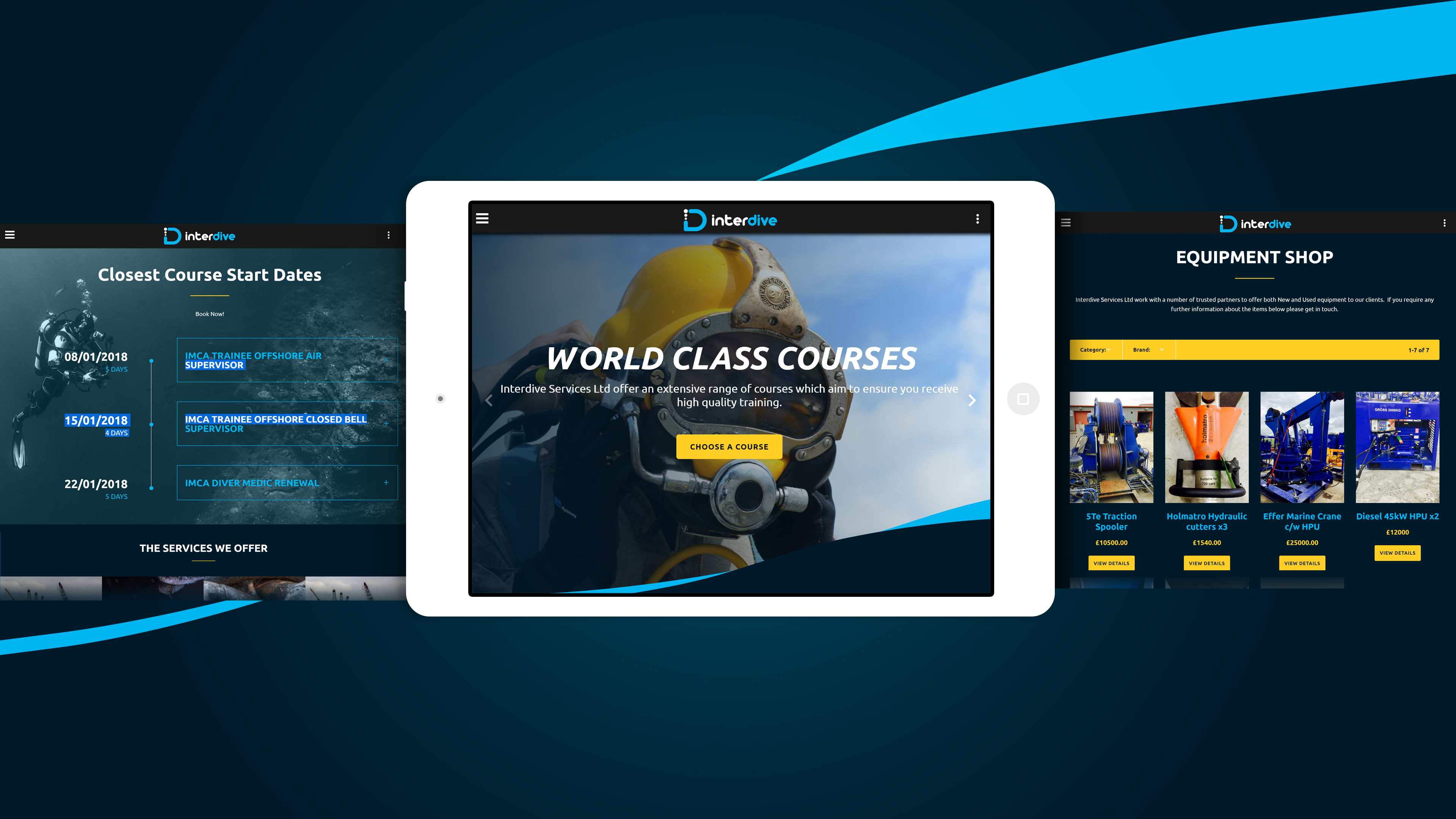 Interdive responsive website front-end & Umbraco development by Hussein Khraibani