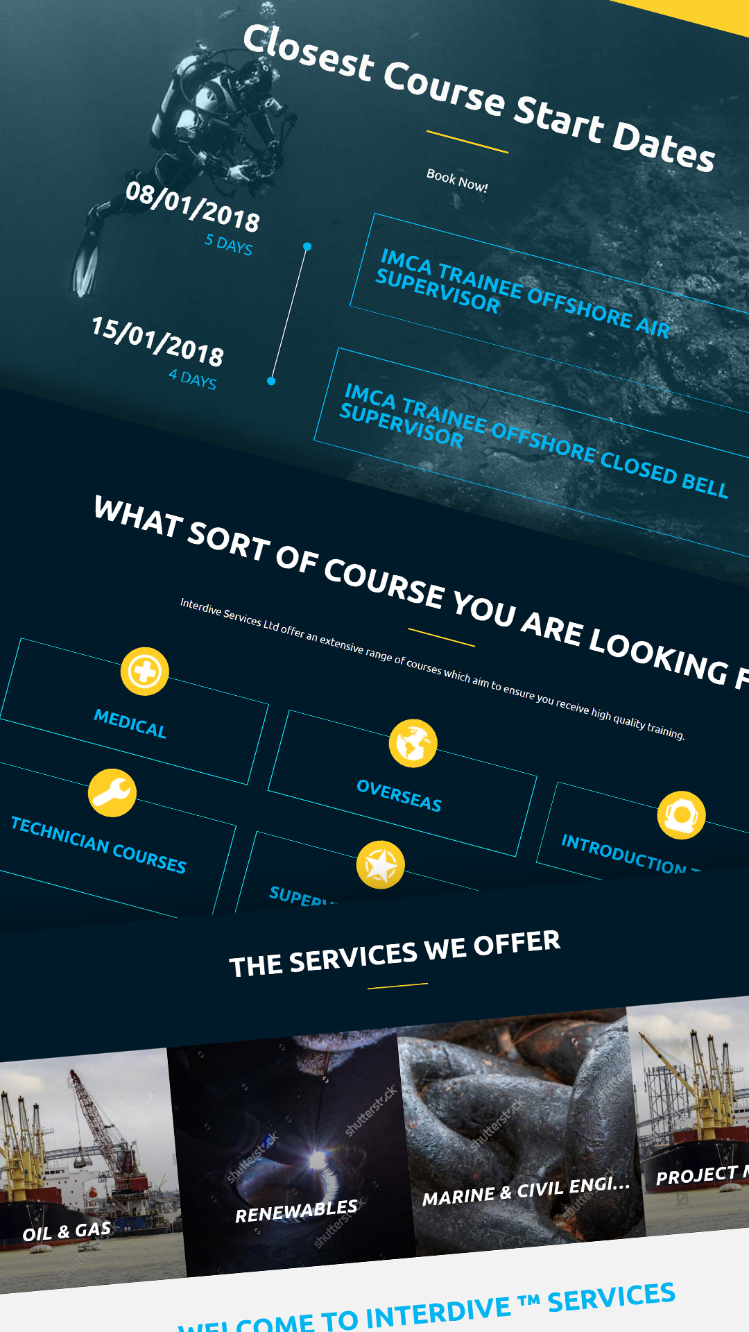 Interdive responsive website front-end & Umbraco development by Hussein Khraibani