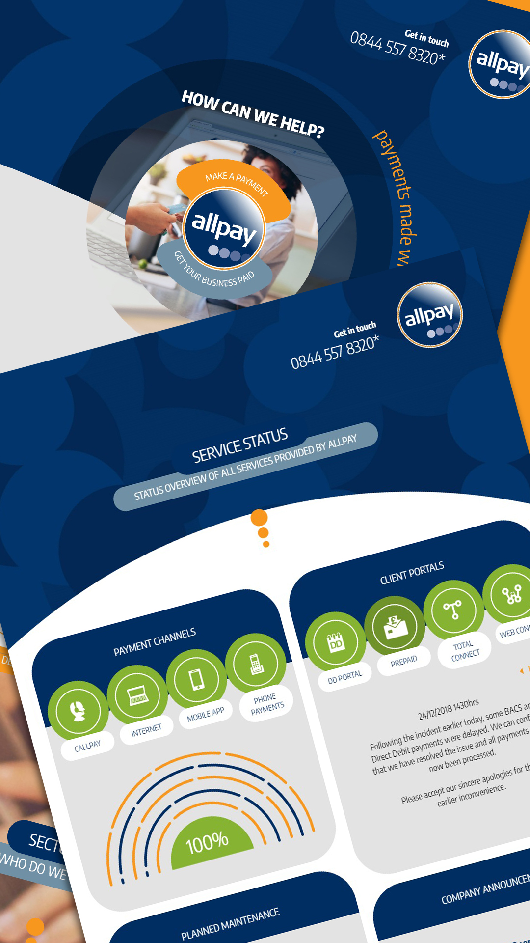 Frontend & Umbraco development of Allpay.net payment solution a responsive website by Hussein Khraibani