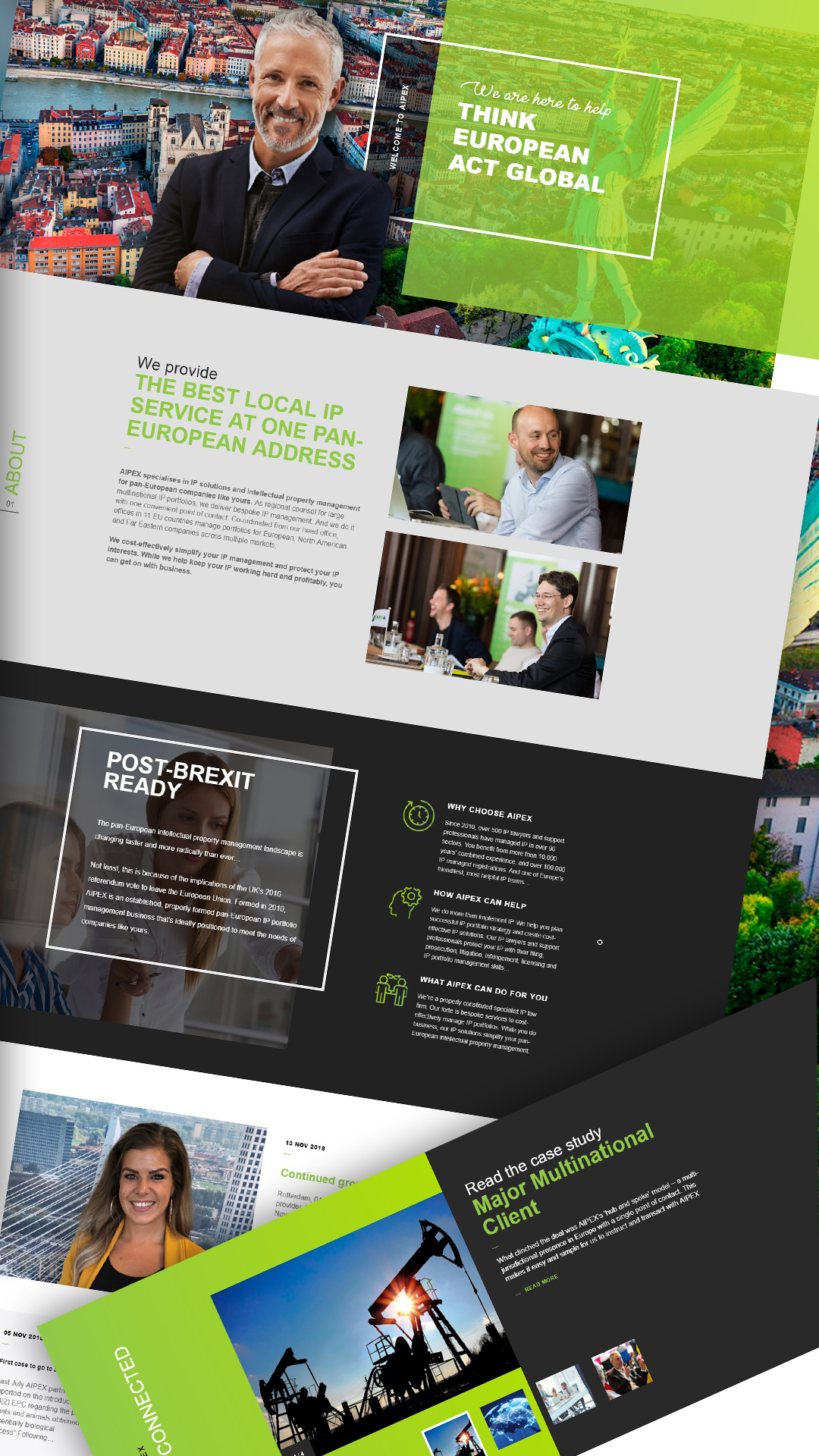 Frontend & Umbraco development of Aipex a corporate responsive website by Hussein Khraibani